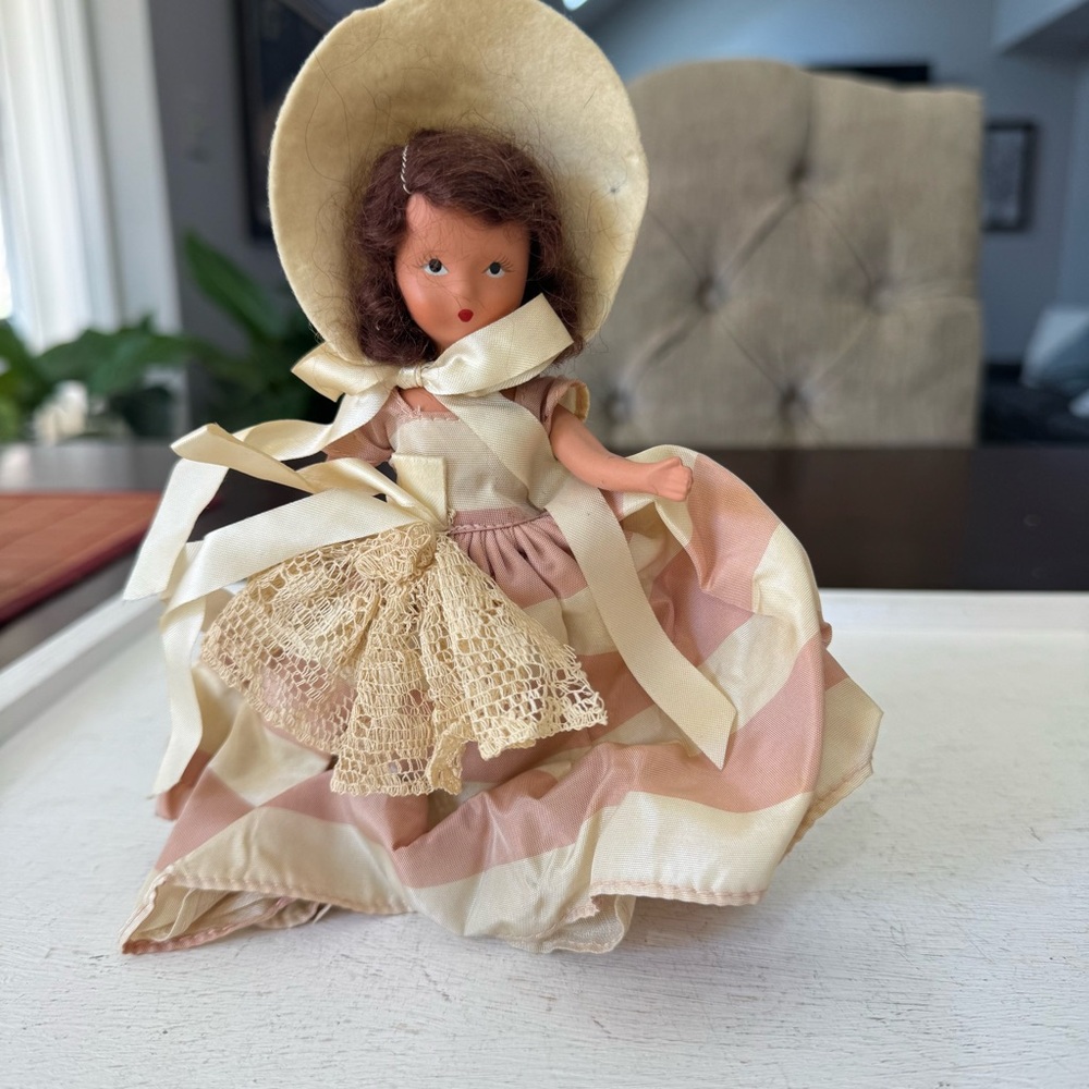 Nancy Ann A February Fairy Girl For Ice And Snow Doll Vintage 1940s